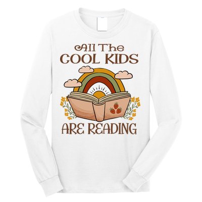 All The Cool Are Reading Gift For Reading Books Long Sleeve Shirt