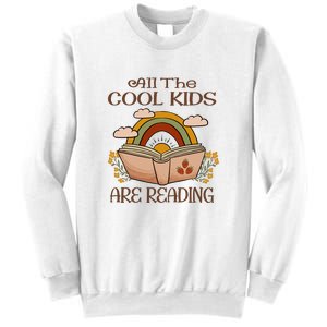 All The Cool Are Reading Gift For Reading Books Sweatshirt