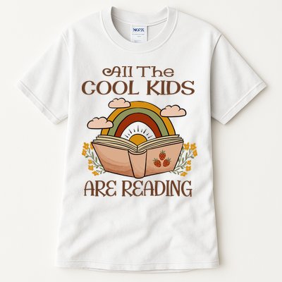All The Cool Are Reading Gift For Reading Books Tall T-Shirt