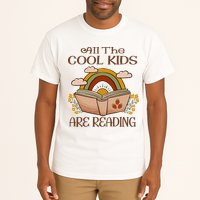 All The Cool Are Reading Gift For Reading Books Tall T-Shirt