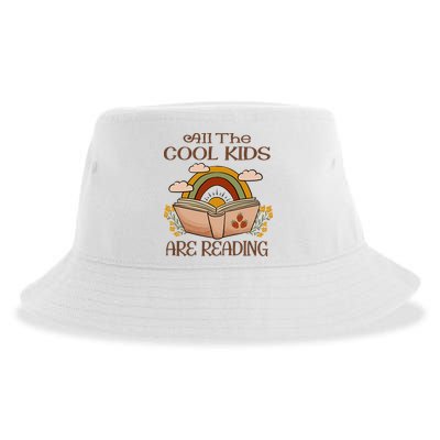 All The Cool Are Reading Gift For Reading Books Sustainable Bucket Hat