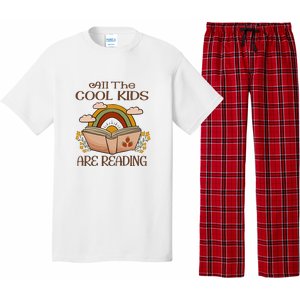 All The Cool Are Reading Gift For Reading Books Pajama Set