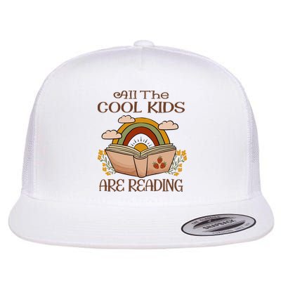 All The Cool Are Reading Gift For Reading Books Flatbill Hat