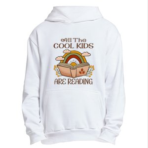 All The Cool Are Reading Gift For Reading Books Urban Pullover Hoodie