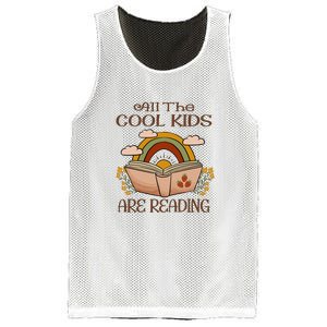 All The Cool Are Reading Gift For Reading Books Mesh Reversible Basketball Jersey Tank