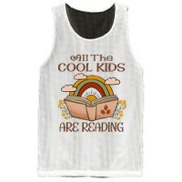 All The Cool Are Reading Gift For Reading Books Mesh Reversible Basketball Jersey Tank