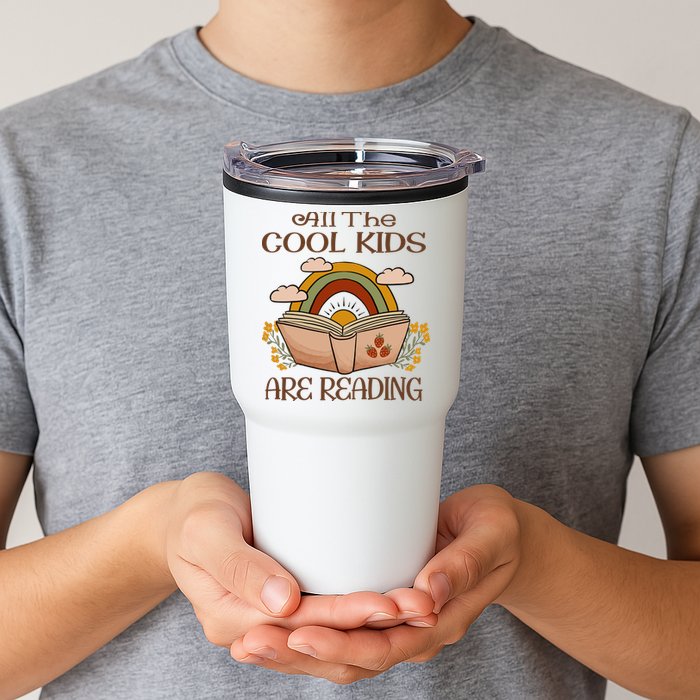 All The Cool Are Reading Gift For Reading Books Tumbler