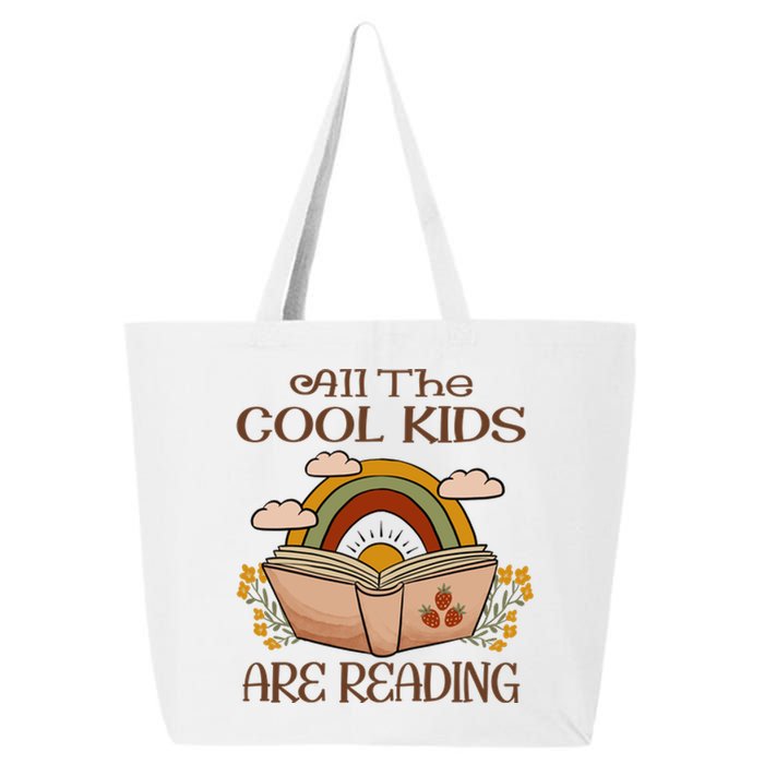 All The Cool Are Reading Gift For Reading Books 25L Jumbo Tote