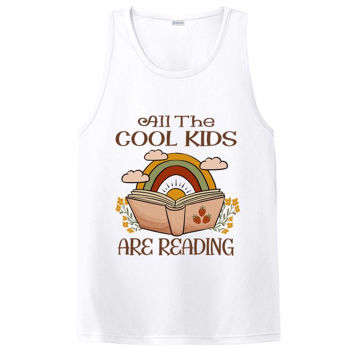 All The Cool Are Reading Gift For Reading Books PosiCharge Competitor Tank