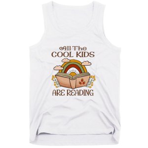 All The Cool Are Reading Gift For Reading Books Tank Top