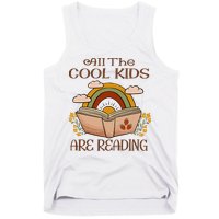 All The Cool Are Reading Gift For Reading Books Tank Top