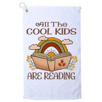 All The Cool Are Reading Gift For Reading Books Golf Towel