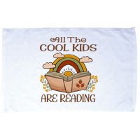 All The Cool Are Reading Gift For Reading Books Microfiber Hand Towel