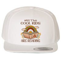 All The Cool Are Reading Gift For Reading Books Wool Snapback Cap