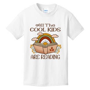 All The Cool Are Reading Gift For Reading Books Kids T-Shirt