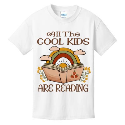 All The Cool Are Reading Gift For Reading Books Kids T-Shirt