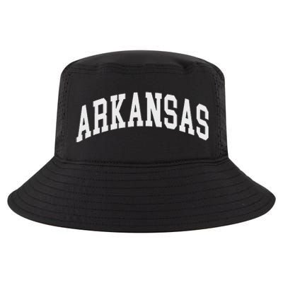 Arkansas Throwback Design Classic Cool Comfort Performance Bucket Hat