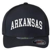 Arkansas Throwback Design Classic Flexfit Unipanel Trucker Cap