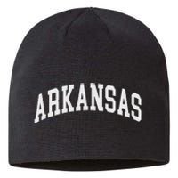 Arkansas Throwback Design Classic Sustainable Beanie