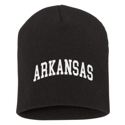 Arkansas Throwback Design Classic Short Acrylic Beanie