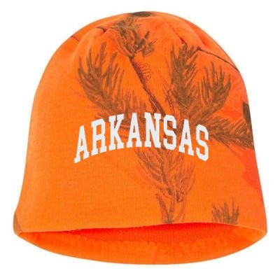 Arkansas Throwback Design Classic Kati - Camo Knit Beanie