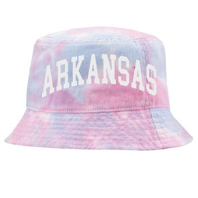 Arkansas Throwback Design Classic Tie-Dyed Bucket Hat