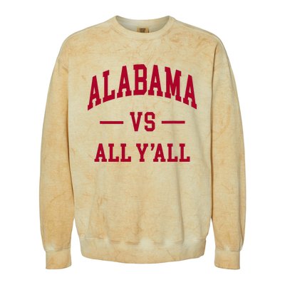 Alabama Throwback Design Classic Colorblast Crewneck Sweatshirt