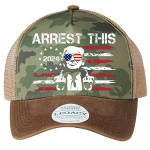 Arrest This Donald Trump 2024 Legacy Tie Dye Trucker Hat