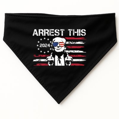 Arrest This Donald Trump 2024 USA-Made Doggie Bandana