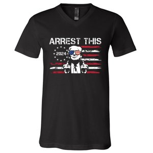 Arrest This Donald Trump 2024 V-Neck T-Shirt