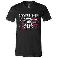 Arrest This Donald Trump 2024 V-Neck T-Shirt