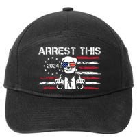 Arrest This Donald Trump 2024 7-Panel Snapback Hat