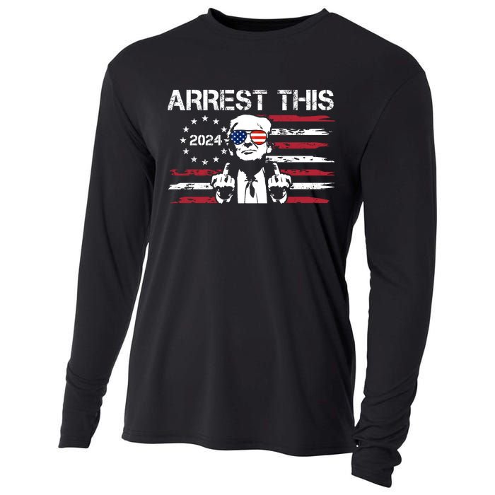 Arrest This Donald Trump 2024 Cooling Performance Long Sleeve Crew