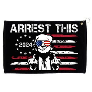 Arrest This Donald Trump 2024 Grommeted Golf Towel