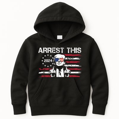 Arrest This Donald Trump 2024 Kids Hoodie