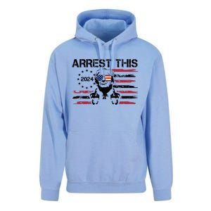 Arrest This Donald Trump 2024 Unisex Surf Hoodie