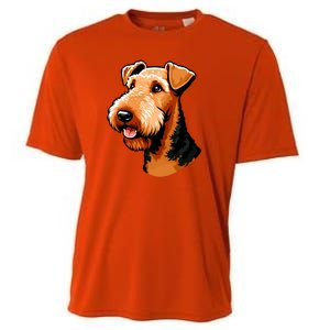 Airedale Terrier Dog Cute Airedale Terrier Gift Idea Cooling Performance Crew T-Shirt