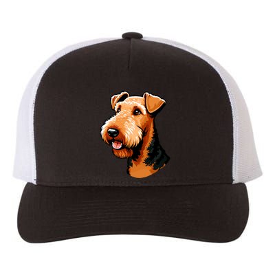 Airedale Terrier Dog Cute Airedale Terrier Gift Idea Yupoong Adult 5-Panel Trucker Hat