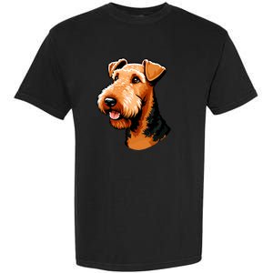 Airedale Terrier Dog Cute Airedale Terrier Gift Idea Garment-Dyed Heavyweight T-Shirt