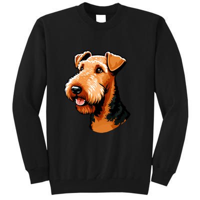 Airedale Terrier Dog Cute Airedale Terrier Gift Idea Tall Sweatshirt