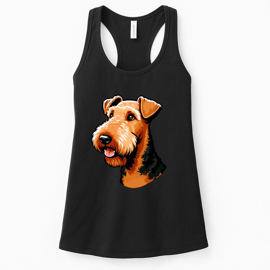 Airedale Terrier Dog Cute Airedale Terrier Gift Idea Womens Tank Top