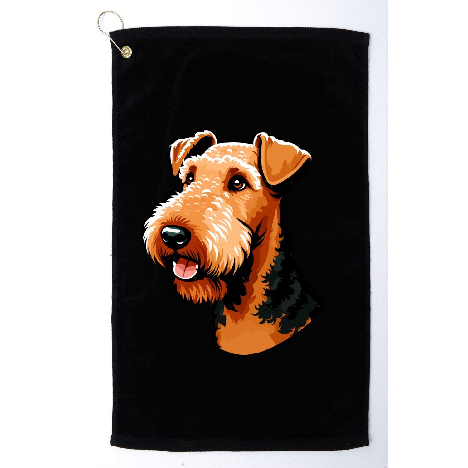 Airedale Terrier Dog Cute Airedale Terrier Gift Idea Golf Towel