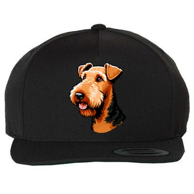 Airedale Terrier Dog Cute Airedale Terrier Gift Idea Wool Snapback Cap