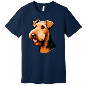 Airedale Terrier Dog Cute Airedale Terrier Gift Idea Premium T-Shirt