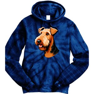 Airedale Terrier Dog Cute Airedale Terrier Gift Idea Tie Dye Hoodie