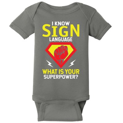 Asl Tee Deaf Tee Deaf Culture American Sign Language Baby Bodysuit