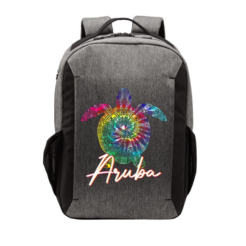 Aruba Tie Dye Sea Turtle Matching Family Vacation Vector Backpack