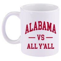 Alabama Throwback Design Classic 11oz C Handle Ceramic Mug
