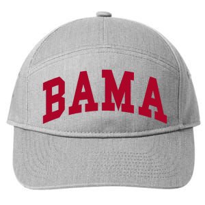 Alabama Throwback Design Classic 7-Panel Snapback Hat