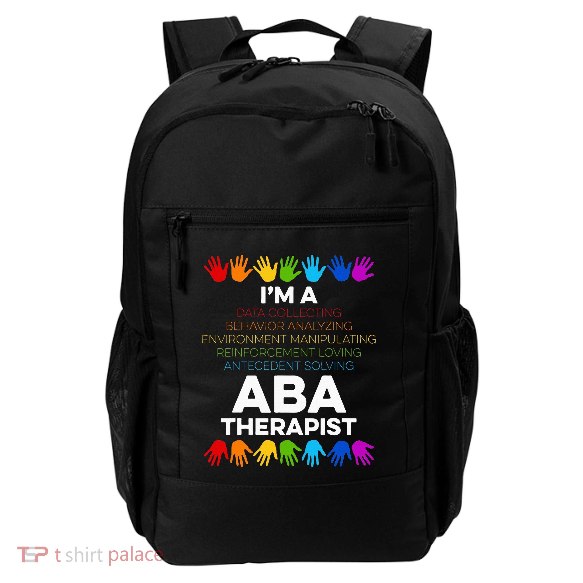 Aba Therapist Data Behavior Analyst Autism Therapy Daily Commute Backpack